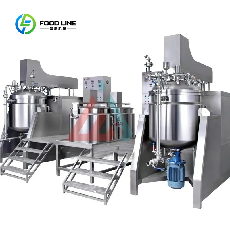 customized Stainless Steel Emulsifying Mixer Integrated Pump Motor Design for Cosmetic and Chemical Industry