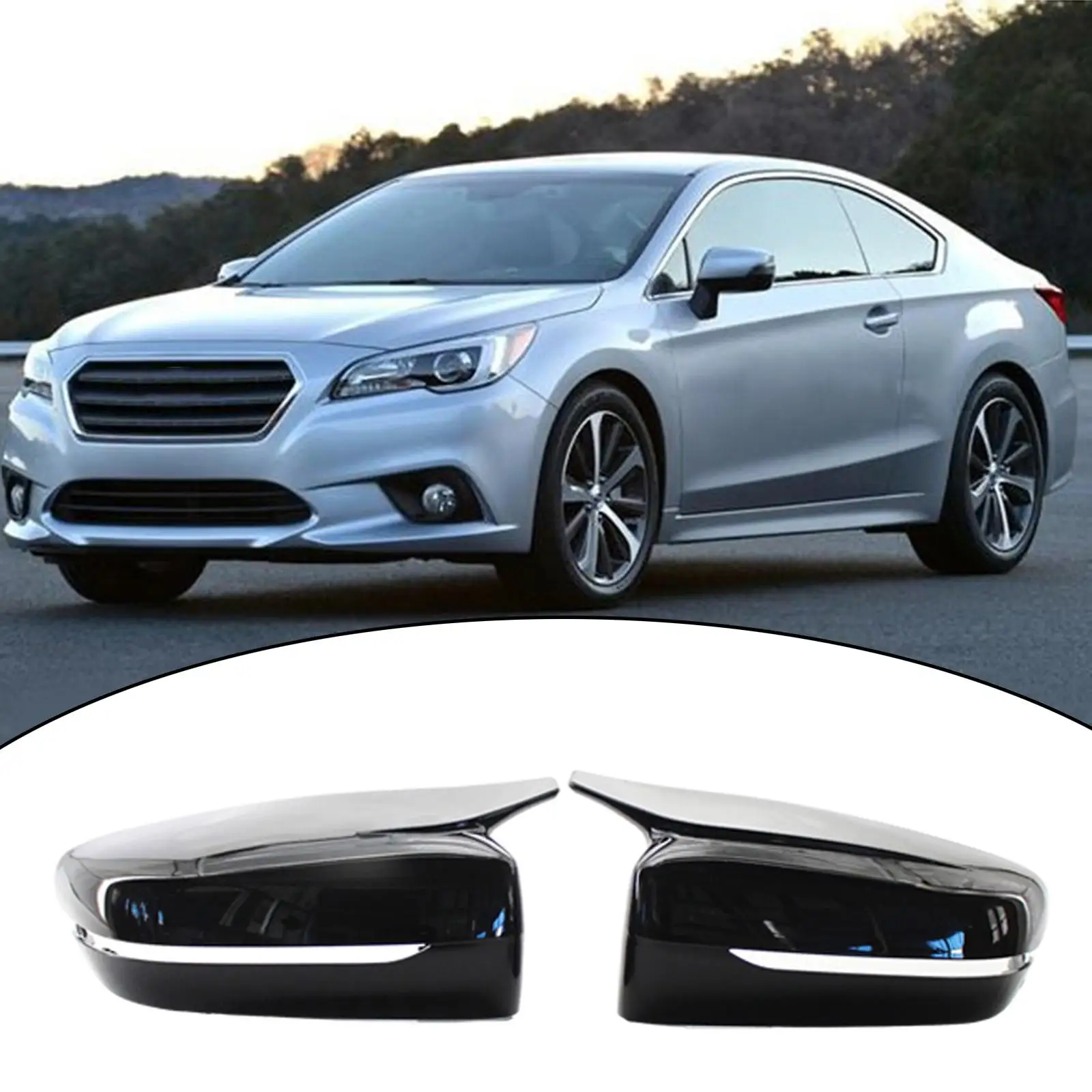 

M STYLE Gloss Black Side Wing Mirror Cover 51167422719 for BMW G20 G30 G31 G38 G12 G15 G16 2017-2020