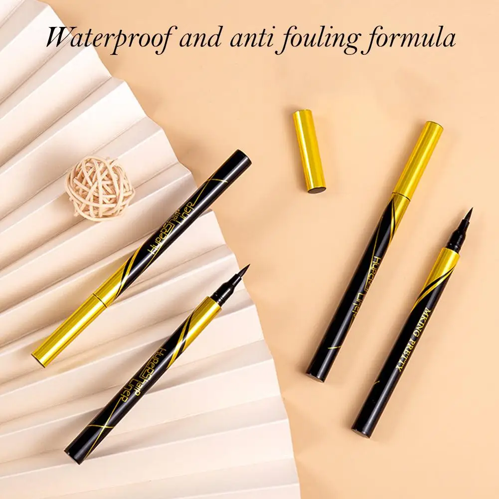 Trucco Eyeliner Eye Liner Penna liquida Impermeabile Lungo Timbro ad asciugatura rapida Trucco Matita duratura Bellezza degli occhi Liscio E4A0