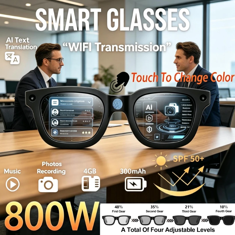 2026-new-ai-intelligent-q-a-interactive-smart-glasses-ai-photo-recognition-ai-voice-wake-up-smart-voice-assistant-smart-glasses
