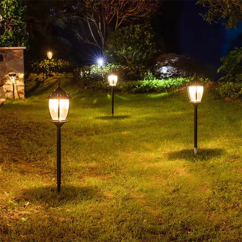 BUNNY Retro Simple Outdoor Black Lawn Lamp LED Light Classical Waterproof Home for Villa Path Garden