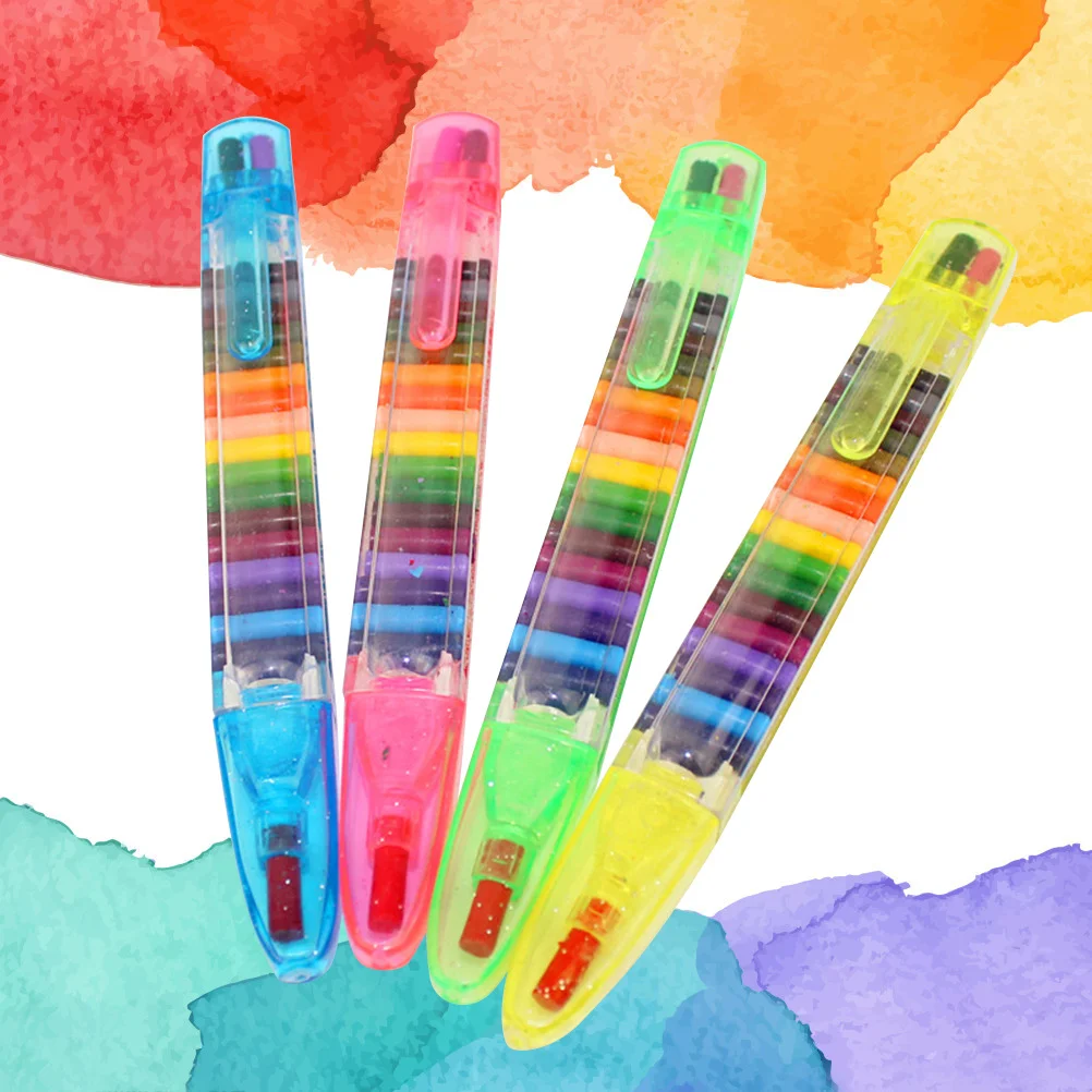 

4Pcs 20 Colors Paint Crayons Safe Non Toxic Colorful Pastels for Art Class School Party Creative Gift Crayons for
