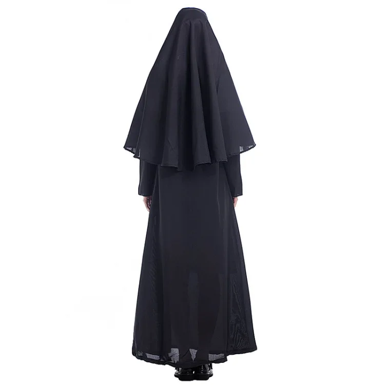 Disfraces de Pascua de lujo para hombres y mujeres, disfraz de la monja, vestido de clero cristiano, sacerdote, Jesús