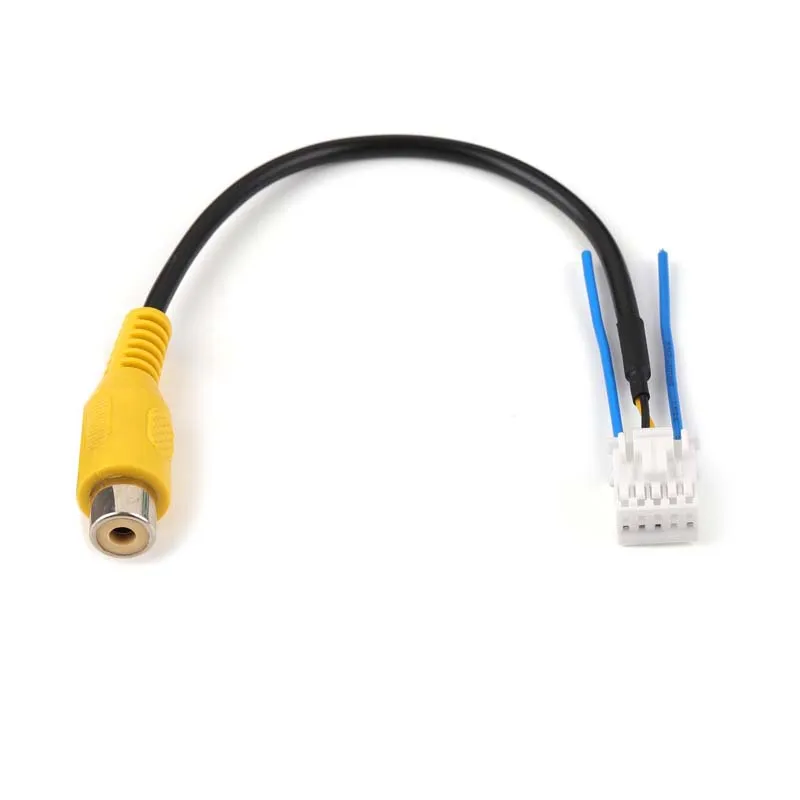 Universal 10 Pin Car Rear View Backups Camera Video Cable Wiring Connector Adapter For Android Radio DVD Player Multimedia