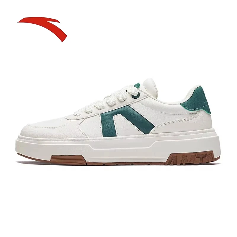 

ANTA A Road | Low cut board shoes for men in spring, simple color blocking white shoes, versatile sports shoes for men 112448023