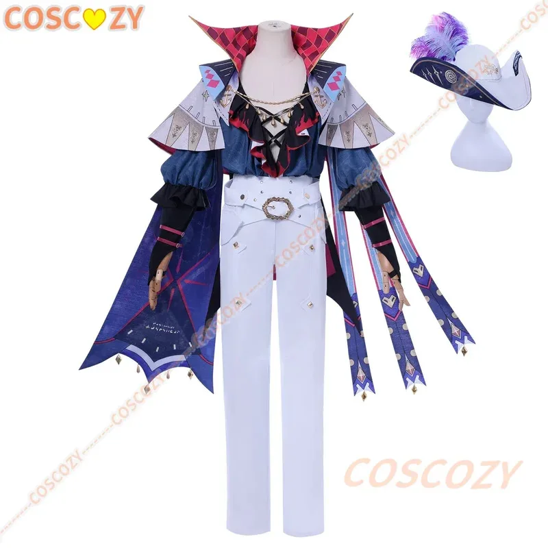 Jeu Wuthering Waves Brant Cosplay Costume perruque Costume tatouage chapeau carnaval Halloween bande dessinée Con Animation tenue de fête pour hommes garçons