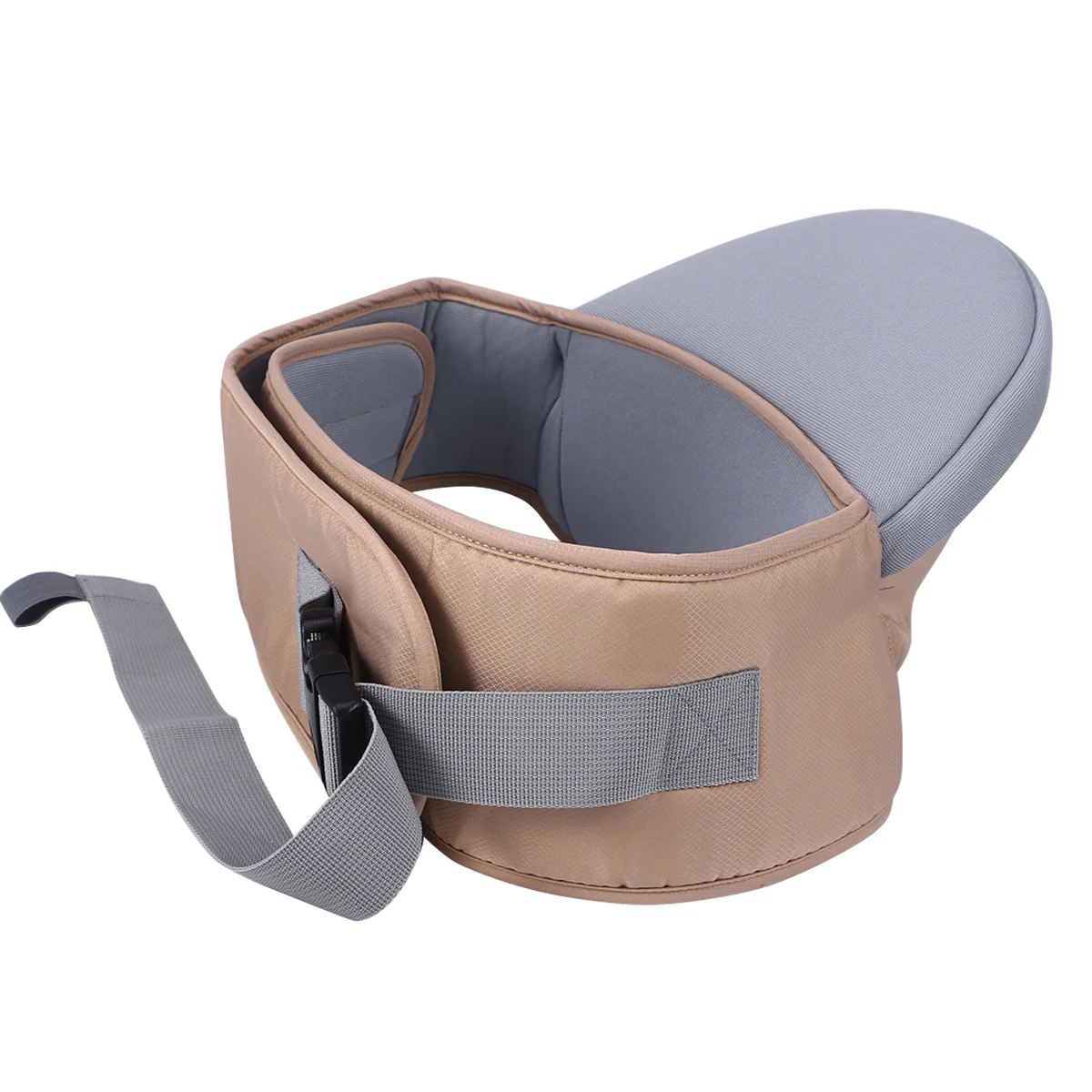 

Baby Waist Stool Carrier Adjustable Strap Khaki Comfortable Durable Pockets Newborn Boys Girls Short Time Interaction Outside