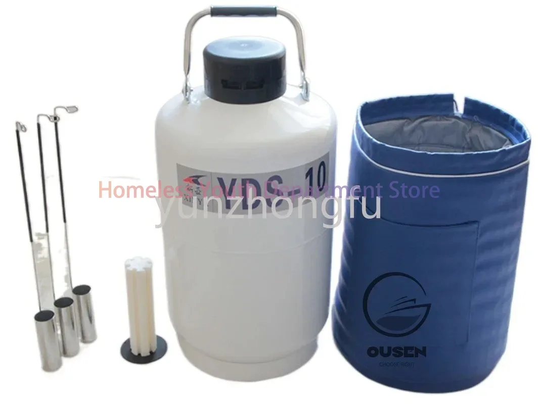 High Quality 10/20L Liquid Nitrogen Container, Low-temperature Tank Container YDS-10