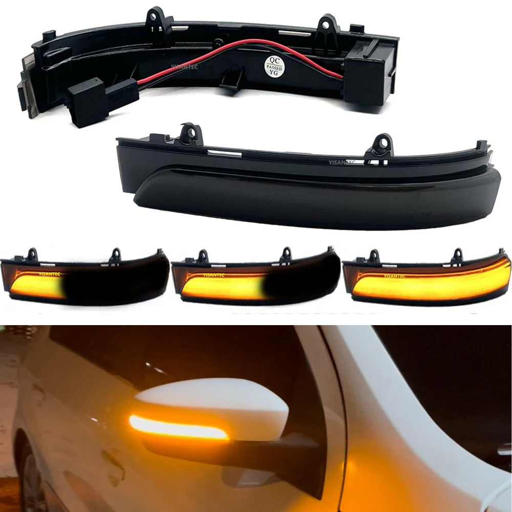 

LED Rearview Mirror Indicator Blinker Repeater Lights For Volkswagen UP! GOL G6 G7 FOX Polo Golf4.5 Vento Saveiro Voyage Passat