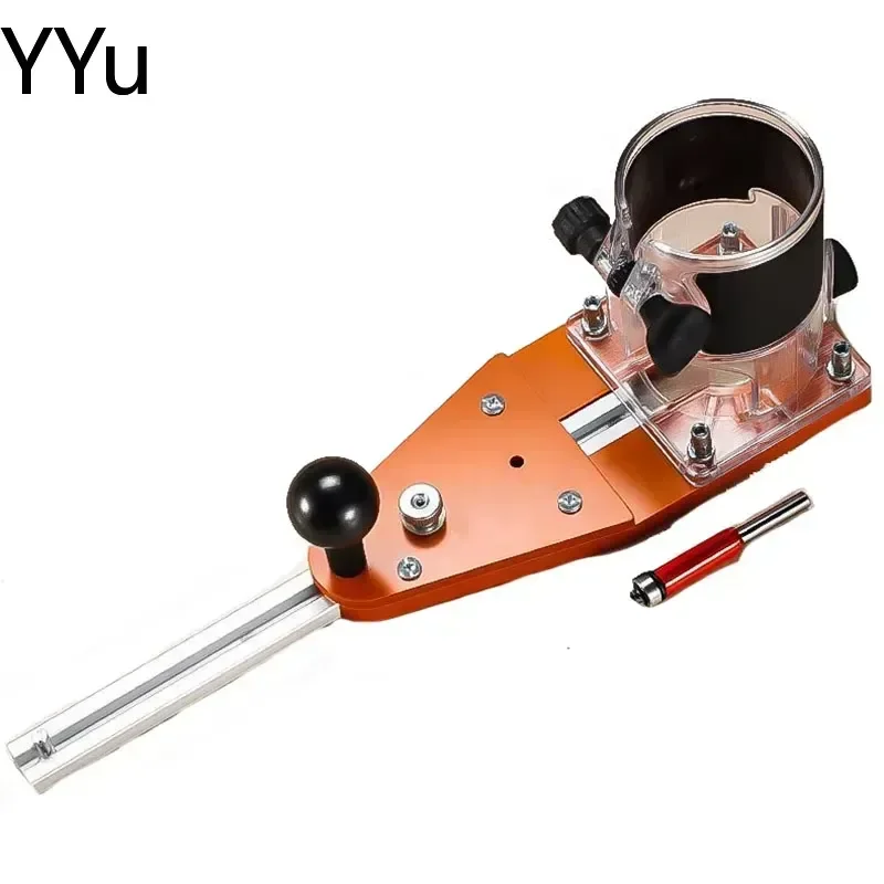 custom for Woodworking Edge Trimmer Thick Base Fence Ruler Support Precise Positioning Modification Part Router Table