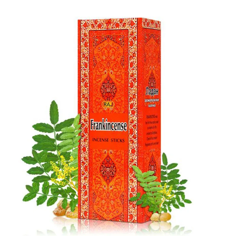 

6 Small Boxes Frankincense Stick Incense Fragrance Stick Aroma Incense for Tea House Indoor Smell Supply