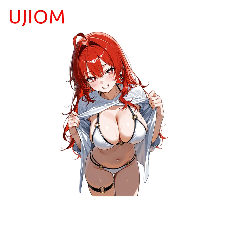UJIOM Swimsuit Girl Sexy Big Boobs Picture Wall Sticker Fashion Amusing Waterproof Graffiti Decal Wardrobe Vestibulec Decor