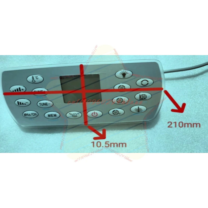 KL8-3H spa keypad , hot tub controller panel,uitable for JAZZI,J&J,SERVE SPA,kingston,monalisa,mesda