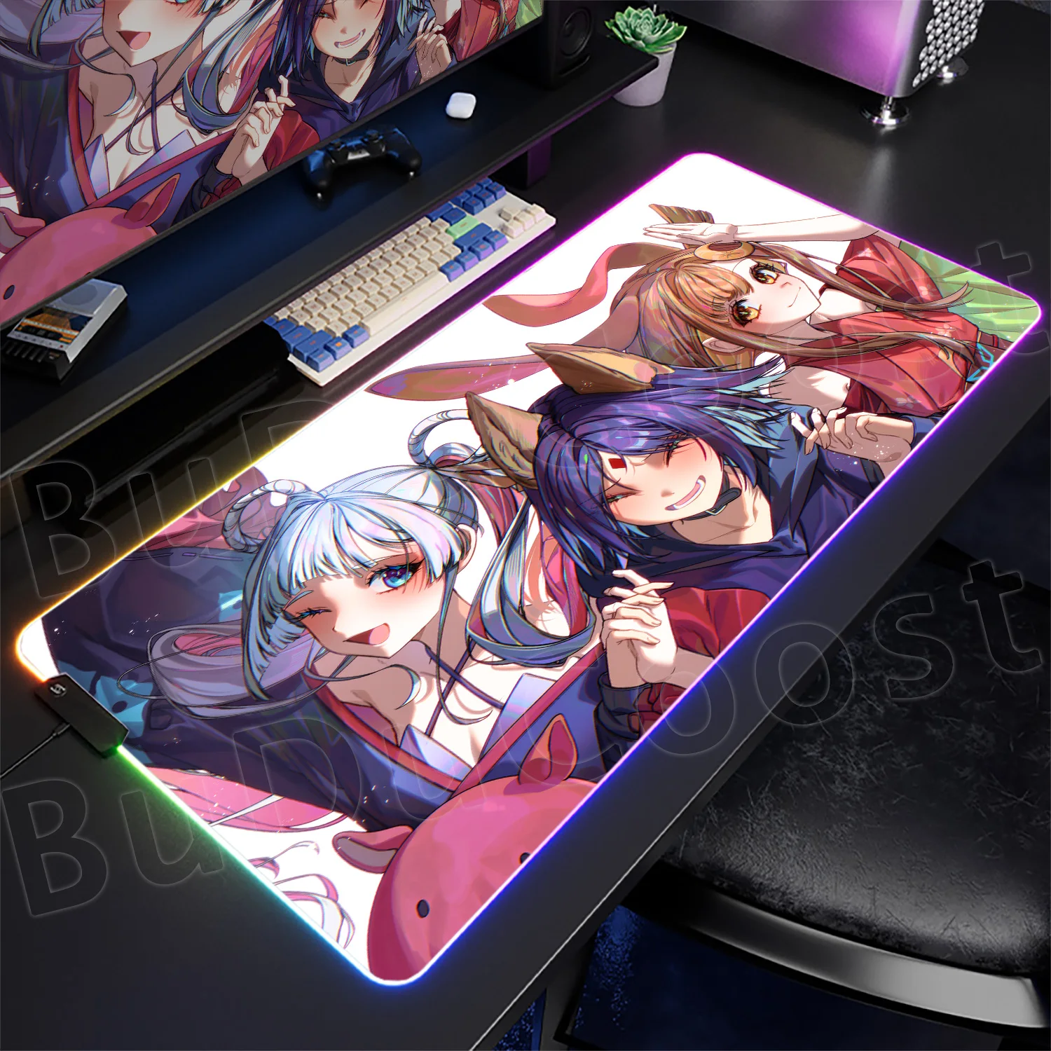 Kawaii Anime Girl rgb Mousepad - Rgb Mousepad review and price
