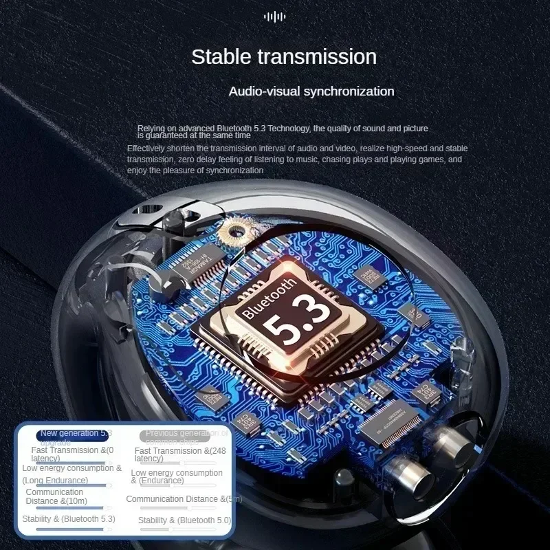 NEUE T75 Drahtlose Bluetooth Knochen Leitung Kopfhörer Clip Ohr Musik Noise Cancelling Headset HD Anruf Sport Gaming Kopfhörer