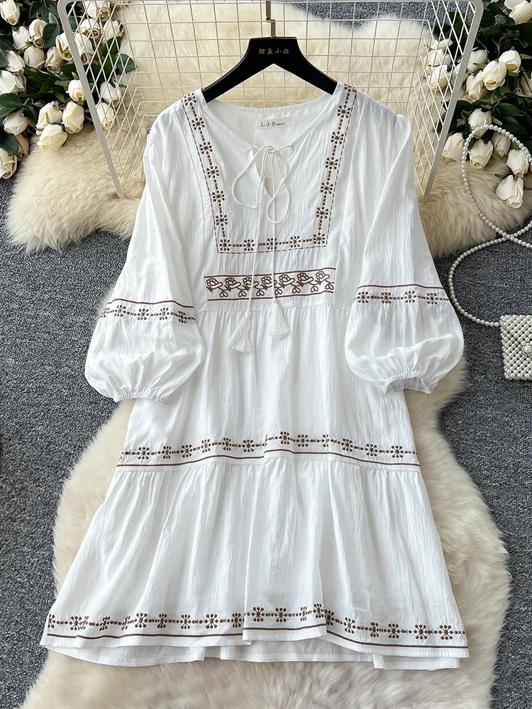 easter dresses white Frilly Dress july-sale Rent:Rent Navy Designer Dress for Experience the understated elegance