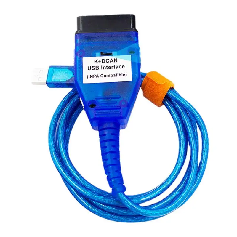 

Car Diagnostic Cable Blue ForINPA ForKDCAN USB FT232 With Switch Allows Auto Scanner Full Diagnostic ForBMW From 1998 To 2013