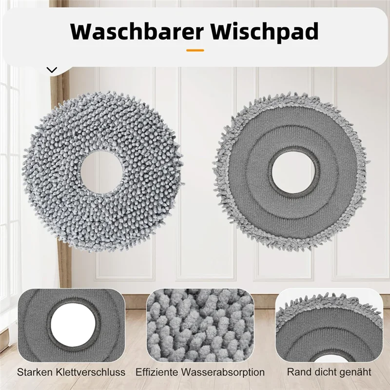 A19Q-accessoireset voor Roborock Qrevo S/Qrevo Pro robotstofzuiger, vervangende hoofdborstel stofzakken dweilpads filters