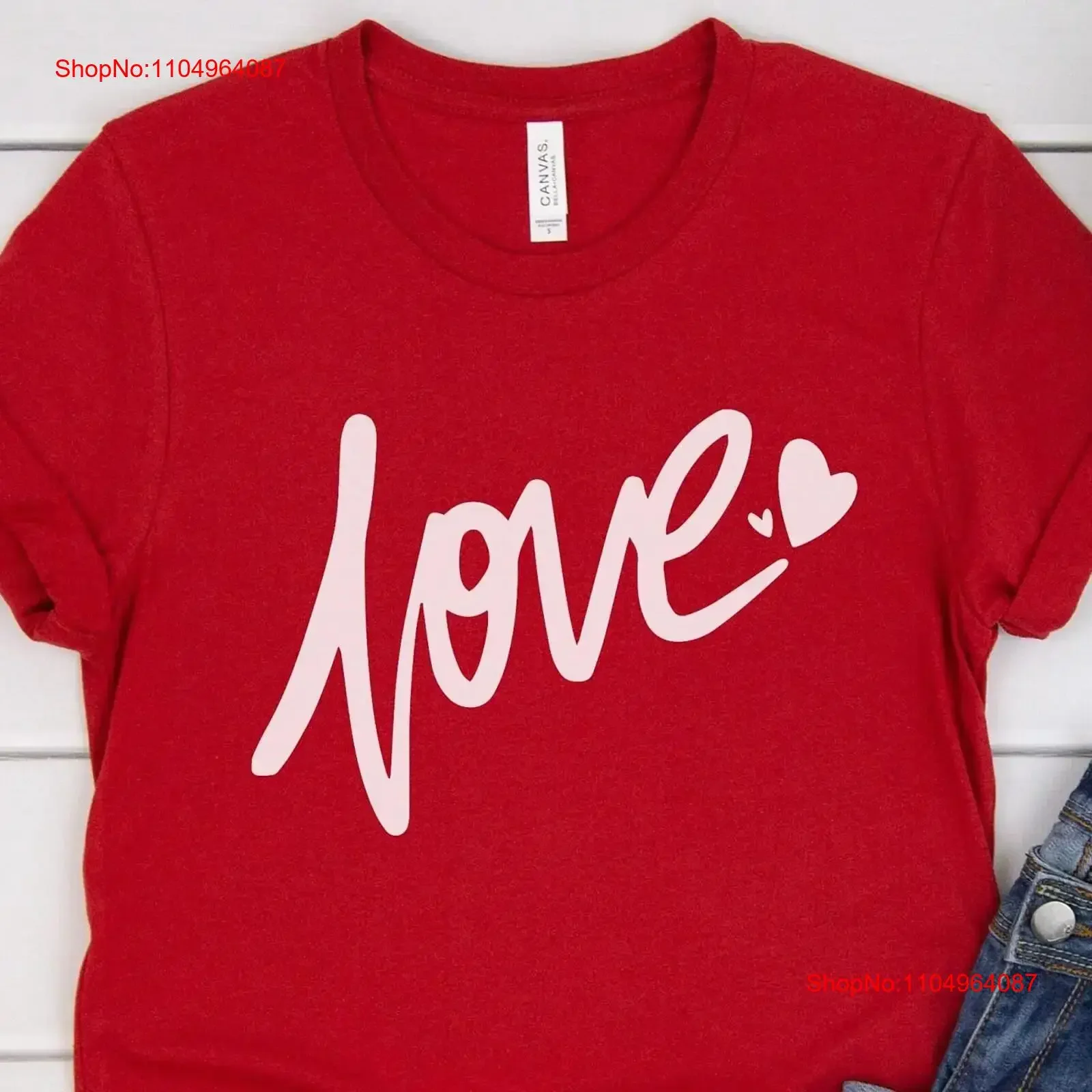 

Любовь рубашка красная День Святого Валентина scribble cursive script heart cupid подарок милая женская футболка футболка kiss me hug vintage Washed