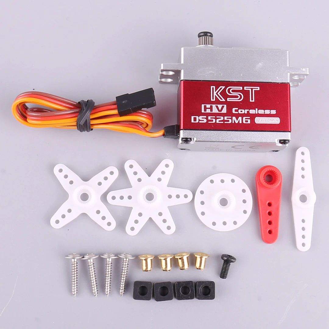 KST DS525MG HV 6-8.4V 7.5kg 760us 2BB Cuscinetto A Sfere Metal Gear Coreless Servo Digitale Per RC UAV Auto Barca Robot Elicottero Giocattoli