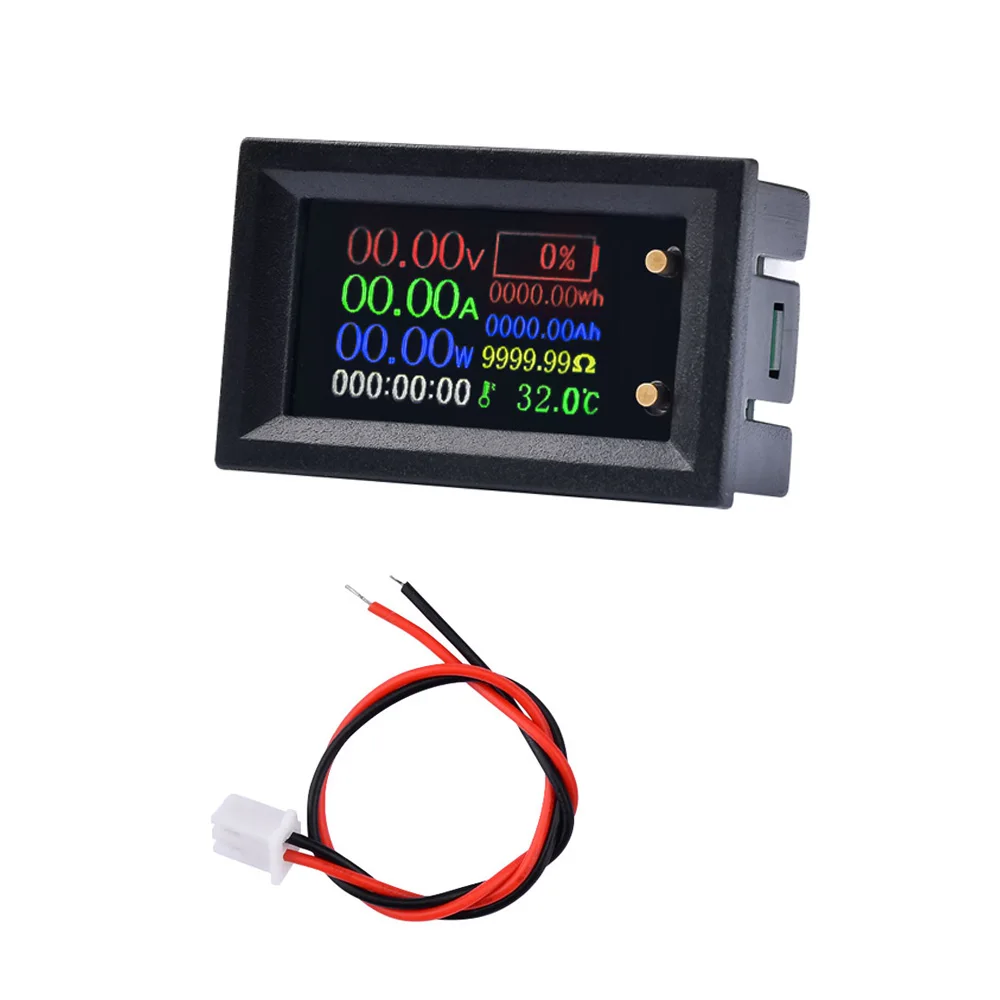 9-IN-1 Digital Voltmeter Ammeter Multifunctional Tester DC 0~120V 20A 1.14