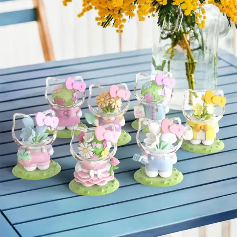 

Mighty Jaxx Sanrio Hello Kitty And Flowers Series Cute Blind Box Tabletop Decoration To Give Girls Surprise Toys Christmas Gifts