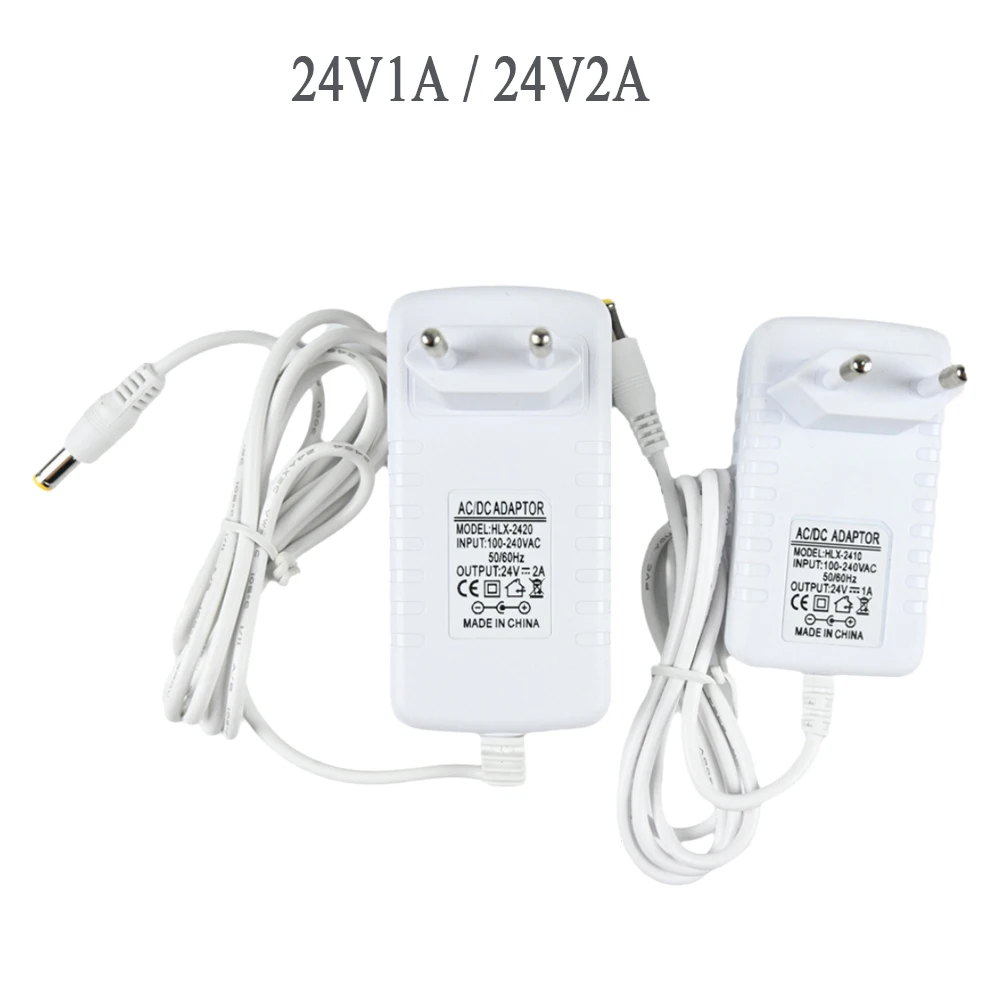 مهايئ طاقة أوروبي بقشرة بيضاء ، مزود طاقة ، 5 وات ، 10 وات ، 12 وات ، 24 وات ، 36 وات ، 38 وات ، V ، من V ، إلى 12 فولت تيار مستمر