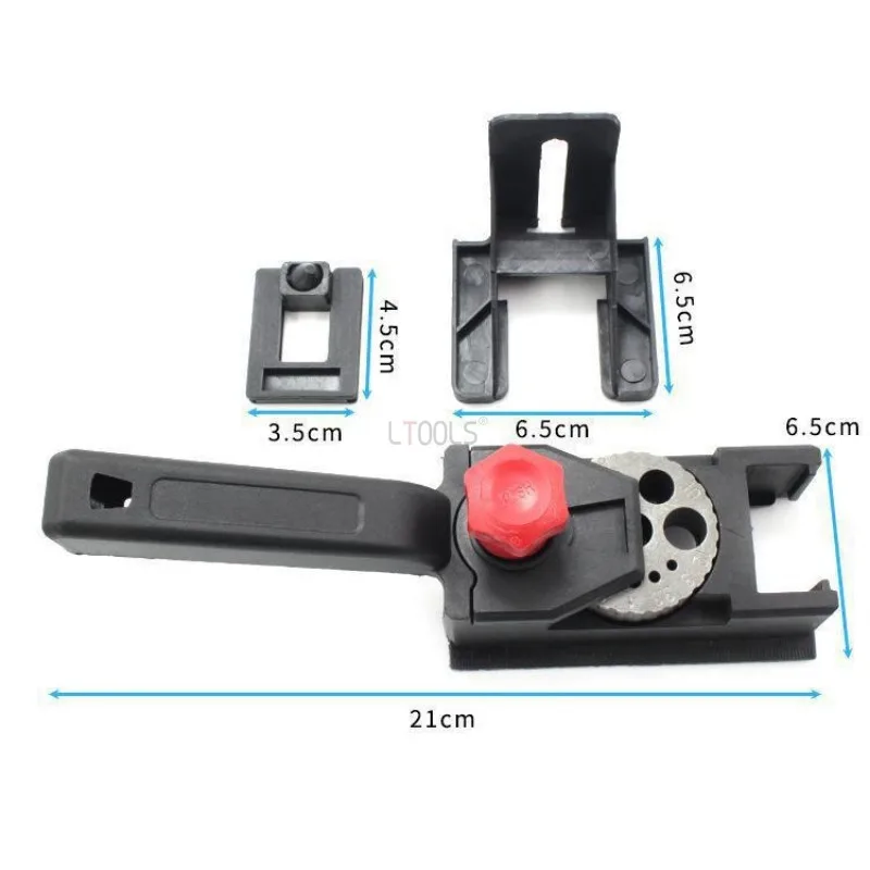 10 Gaatjes Houtbewerking Boring Positionering Limiet Armatuur 3-12Mm Boor Limiet Ring Set Boorgeleiderail Houtbewerking Diy Tools