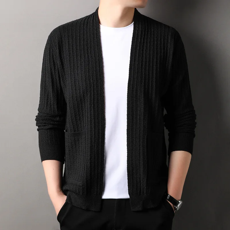 

Spring Autumn New Men's Sweater Coat
