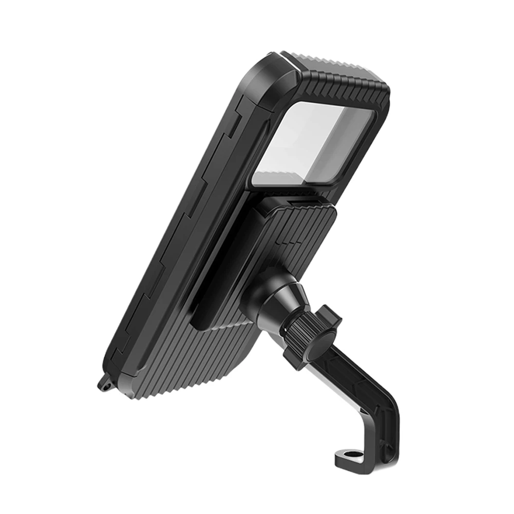 

Waterproof Rear View Mirror Phone Support 360 Degree Rotation Cellphone Mount Flexible Motorbike Phone Stand for 4-7 Inch Phone