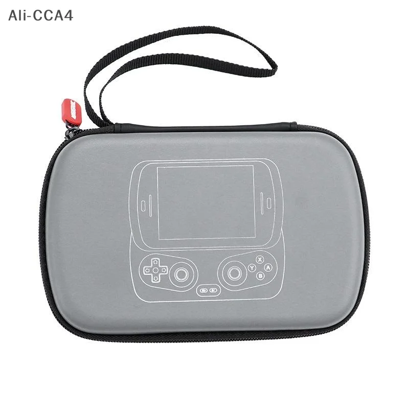 

1 Pc PU Leather Shell Portable Organizer Bag For Anbernic RG Slide Game Console Handbag Travel Carry Case