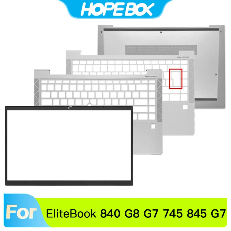 

New Replace Cover Bottom Case For EliteBook 840 G8 G7 745 845 G7 Aero G8 Laptop Front Bezel Palmrest Keyboard Case