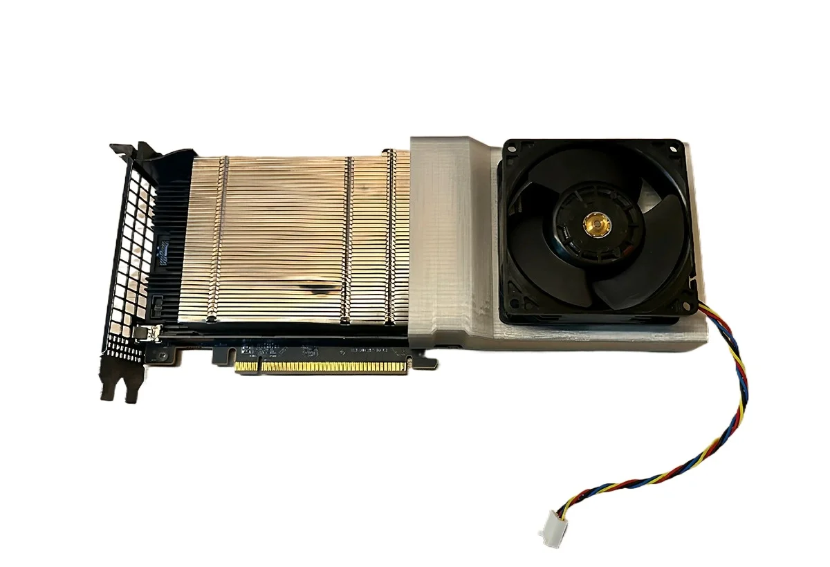 New for AMD for Radeon Instinct MI25 MI50 8cm Down-blow Cooling Fan Upgrade