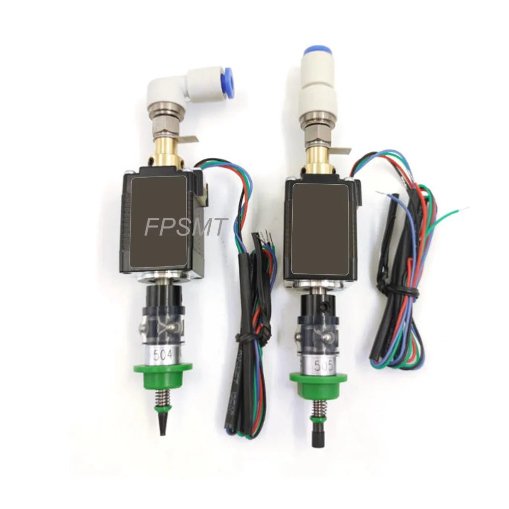 SMT DIY 2030 Stepper Motor With JUKI Nozzle 504 Elbow Straight Rotary Joint Hollow Rotary Motor Placement Head Module