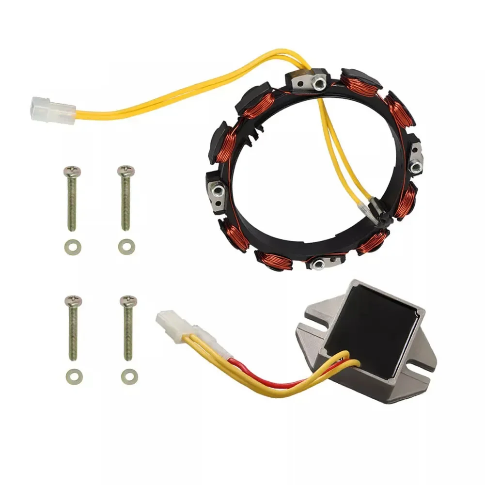 

Alternator For Stator 696458 for 21A977 Engines and More Comes with Voltage Regulator and Screws Perfect for Replacement Needs