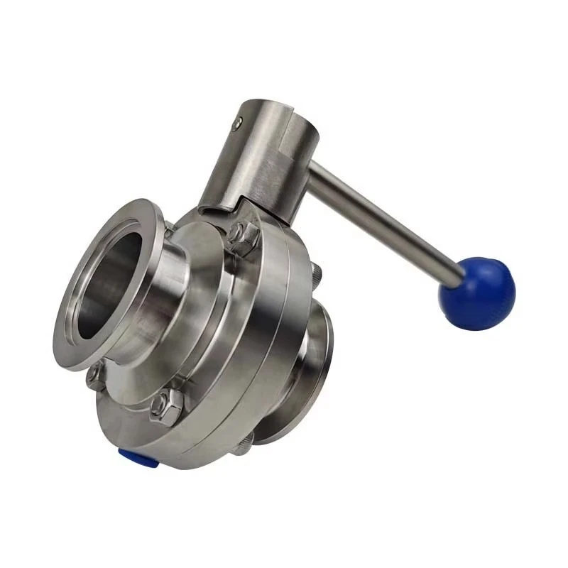 KF Vacuum Butterfly Valve High Vacuum Helium Inspection 304 Stainless Steel
