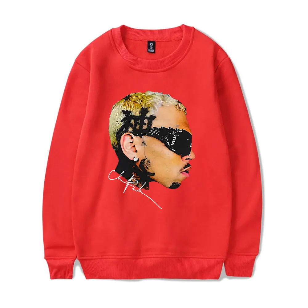 كريس براون ميرش 2025 بلوزات تأثيري النساء الرجال موضة الشارع الشهير الهيب هوب الرياضة البلوز البلوز