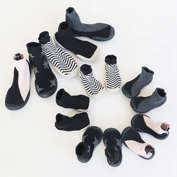 Parent Floor Shoes Mom Dad Sock Shoes Couple Shoes Women Men Shoes Slippers Anti Slip Knitted Slippers Socks Sokken