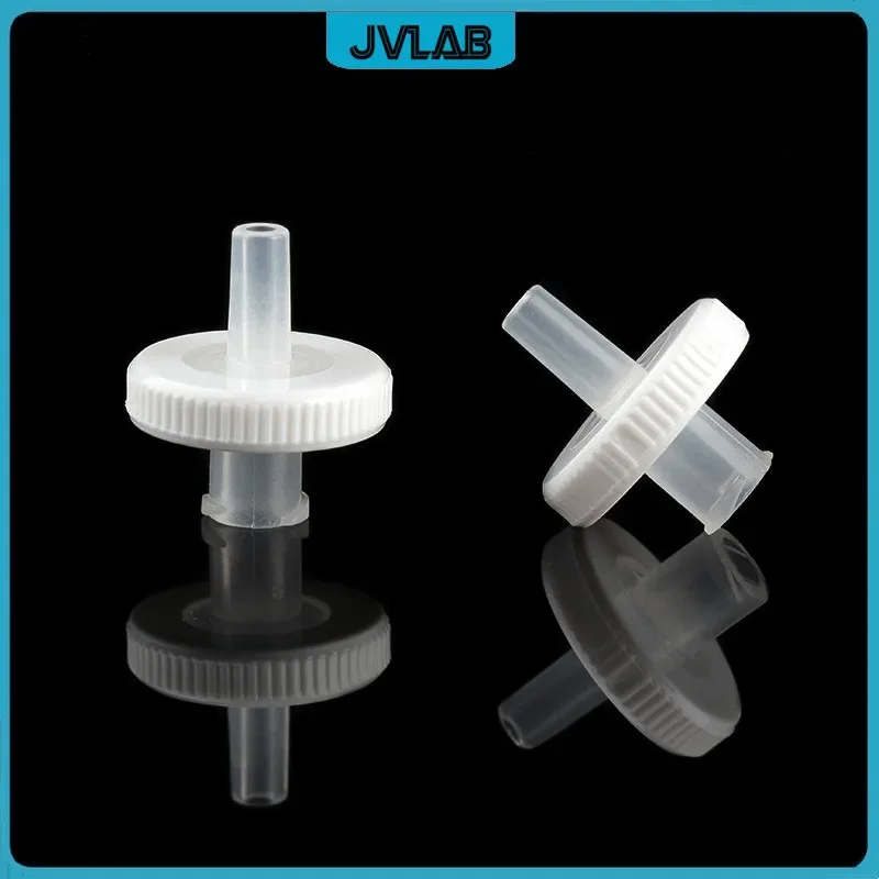 Syringe Filter Nylon Luer Lock  OD 13MM 0.45 Micron Disposable Microporous Organic Phase Needle Filtration Needle Filter 100/PK