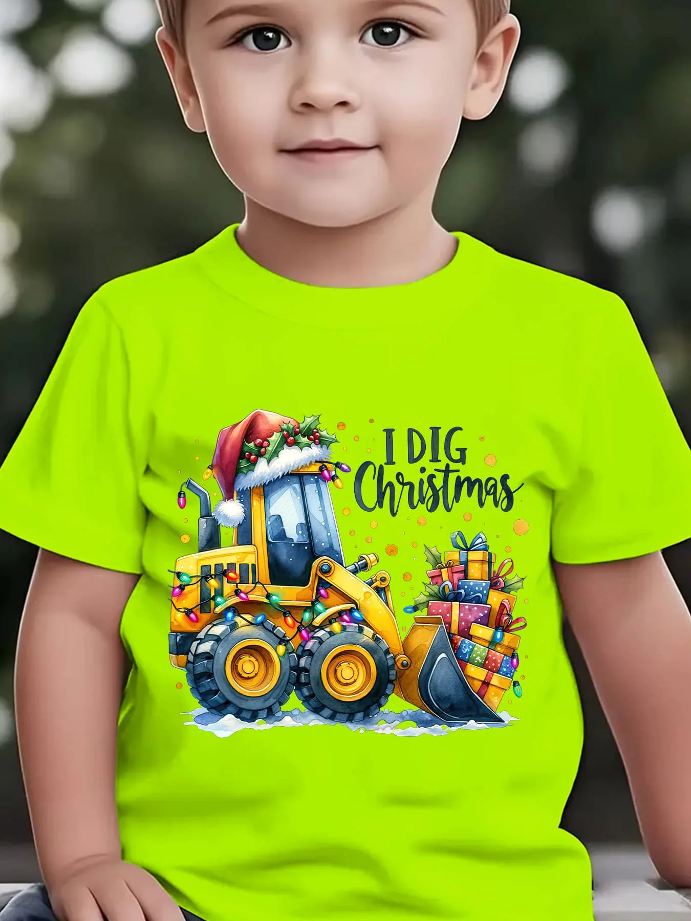 CHRISTMAS Summer Children's Fashion T-shirt 