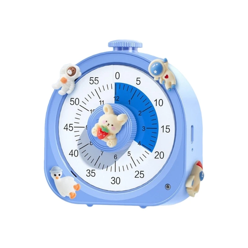 

Visual Timer for Kids Adult Clock 12H/60 Minutes Countdown Timer Study Tool Desk D08D