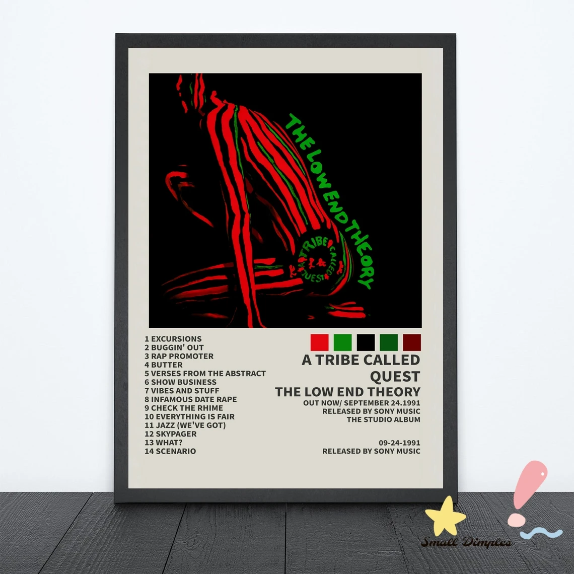 A Tribe Called Quest The Low End Theory Music Album Poster Canvas Art Print Home Decoration Wall Painting ( No Frame )