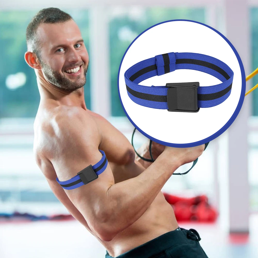 Occlusion Training Bands Elastic Blood Flow Restriction Bands Adjustable Straps Arm and Leg Wraps for Fast Muscle Growt