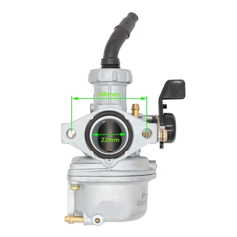 Motorcycle PZ22 22mm Carburetor For Keihin 125cc KAYO Apollo Bosuer Xmotos Kandi ATV Quad Go Karts Moped Dirt Bike Accessorie