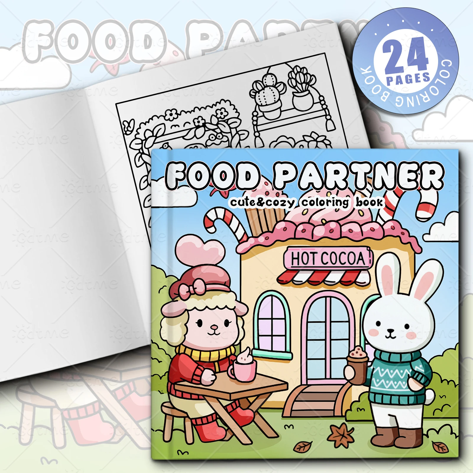 FOOD PARTNER  : Coloring Book  - Food Y Snacks Coloring Book 评论和价格