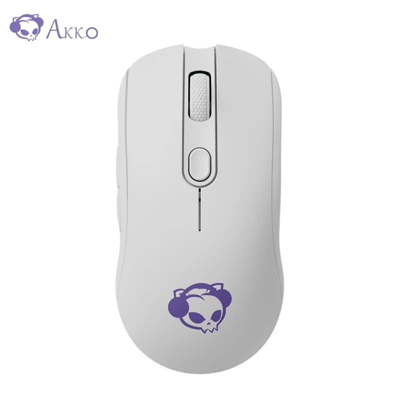 Akko AG ONE NearLink Wireless Gaming Mouse Ergonomic 4K 8K Polling Rate PAW3395 70g Three-mode Keyboard Mice for Office PC Gamer