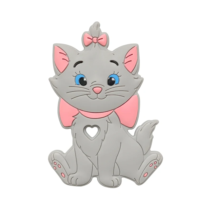 1 Stück Silikon Cartoon Beißring Geschenke Schnullerkette DIY Nippelketten-Zubehör
