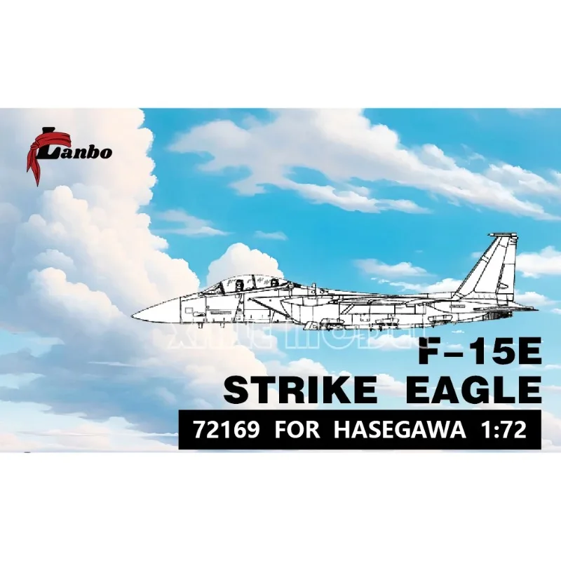Lanbo Modelos Instrumento de cabine colorida 3D 72169 F-15E Fighter (para kit Hasegawa) 1/72