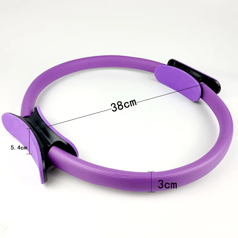 Cross Border Yoga Pilates Magic Circle Fitness Set with Resistance Ring Thigh Toner Full Body Workout Training Kit