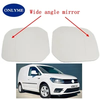 Espejo de cristal gran angular calefactable de alta calidad para coche VW Caddy 2015 2016 2017 2018 2019 2020